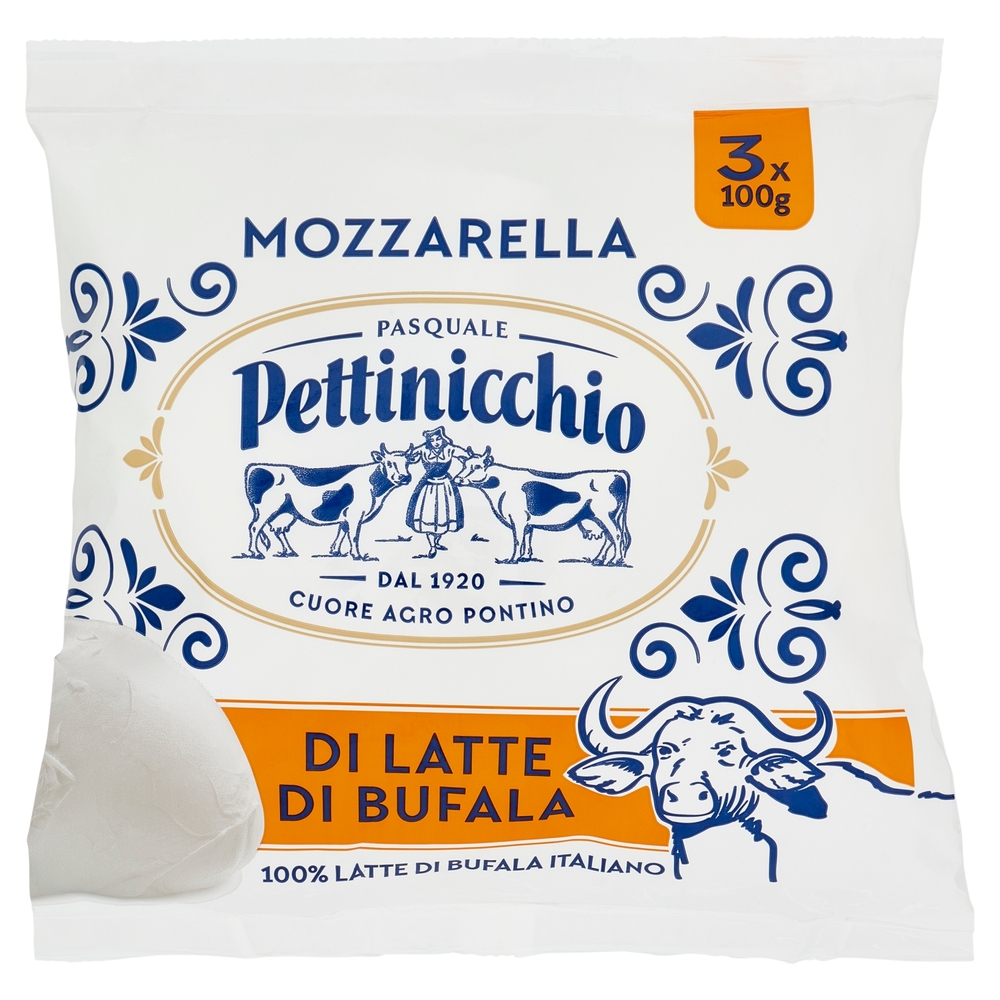 Pettinicchio Mozzarella di Latte di Bufala 3 x 100 g